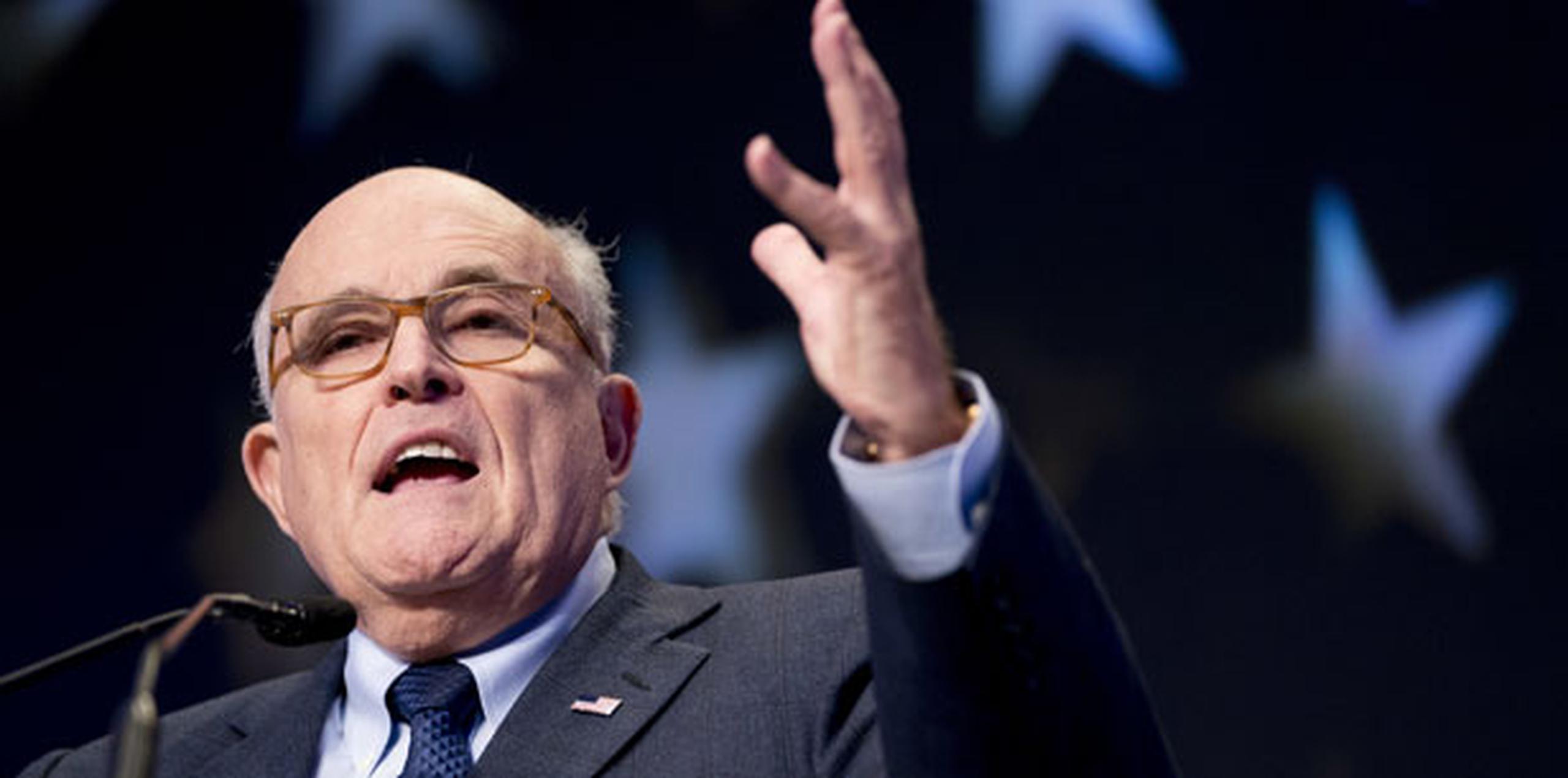 “Perdonarse él mismo sería impensable y probablemente conduciría a un juicio político de inmediato”, afirmó Giuliani a “Meet the Press de NBC. (Archivo)