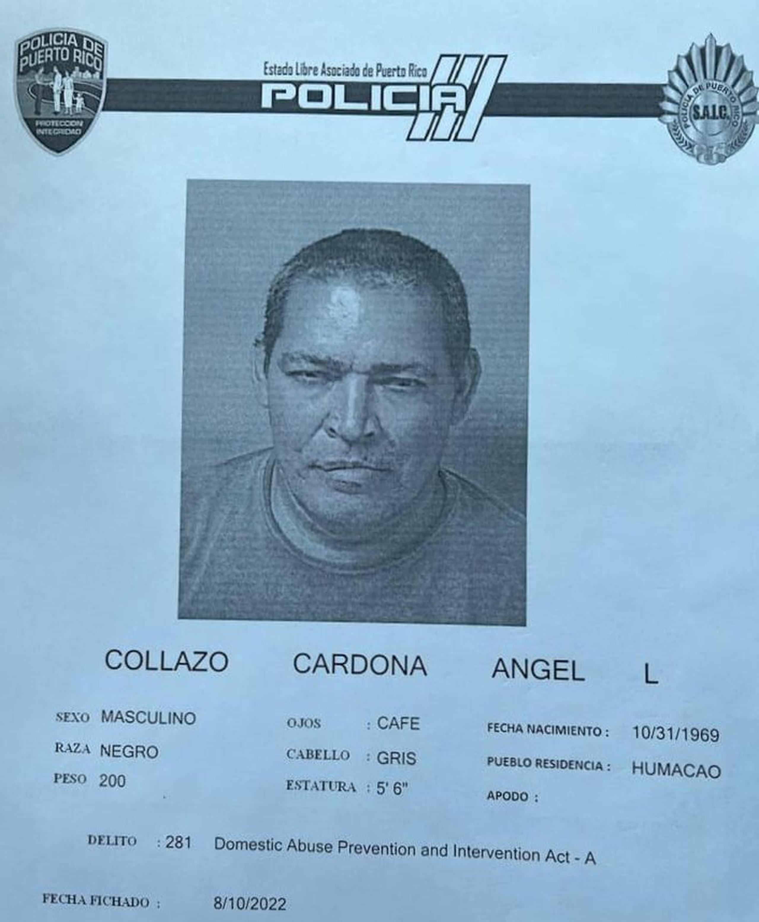 Ficha de Ángel Collazo Cardona