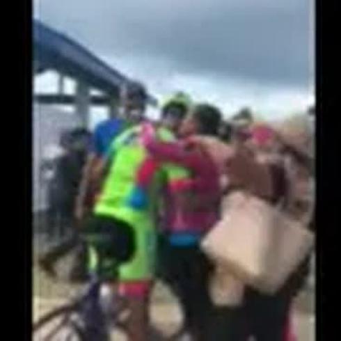 Ciclista Francisco Maldonado llega a Las Croabas