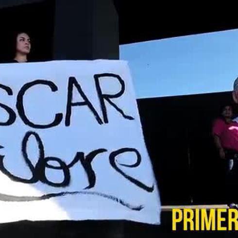 Culmina la marcha por la excarcelación de Oscar López