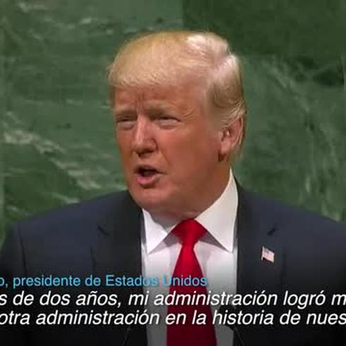 La ONU se tripeó a Donald Trump y el presidente se pasmó