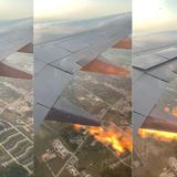 Incendio en ala de avión en medio de un vuelo a Cancún causa pánico entre los pasajeros