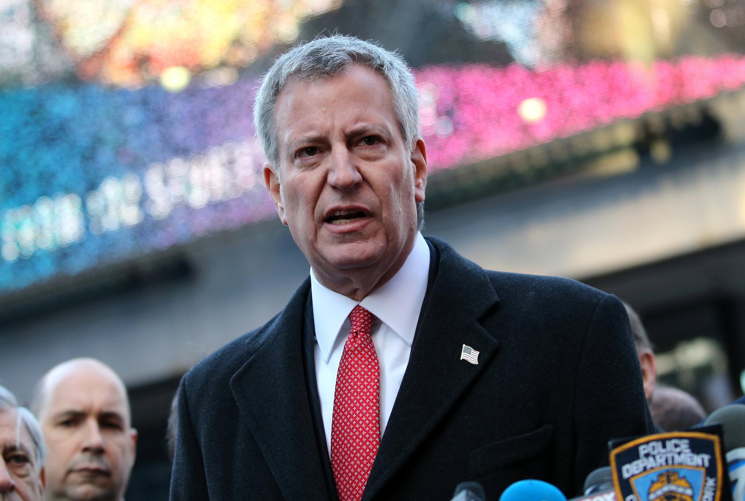 El alcalde de Nueva York, Bill de Blasio. EFE/Peter Foley/Archivo
