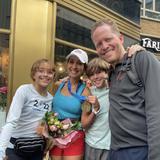 Alexandra Fuentes completa su primer maratón en Nueva York
