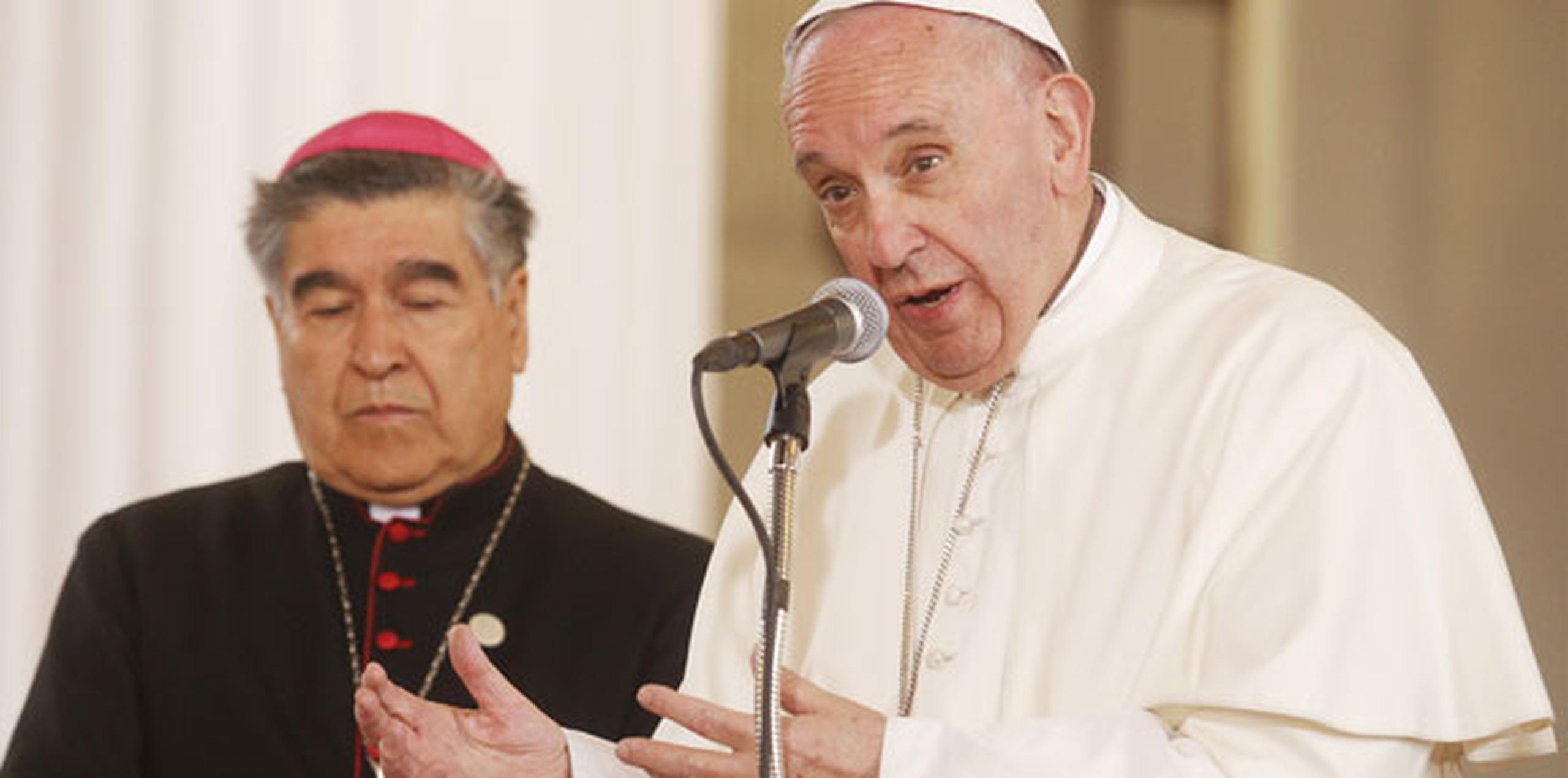 El papa reconoció que los pueblos indígenas "tienen mucho que enseñarnos". (EFE/Ulises Ruiz Basurto)