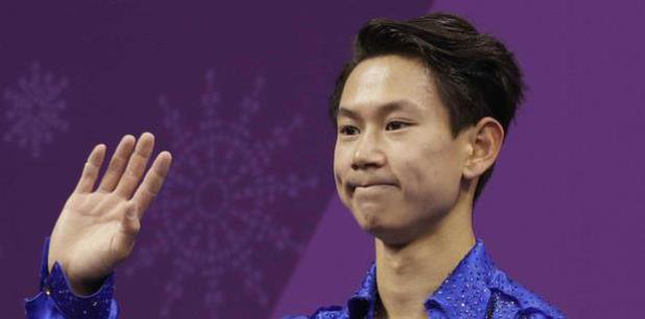 Denís Ten ganó bronce en los Juegos Olímpicos de Sochi, en el 2014. (AP)