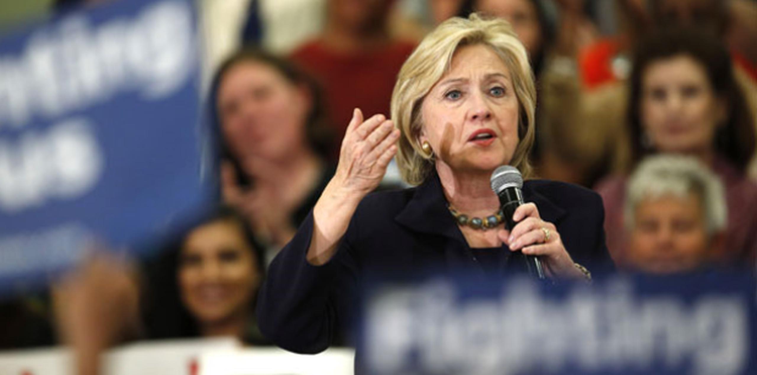 Hillary Clinton aspira a la candidatura presidencial de Estados Unidos por el Partido Demócrata. (AP)