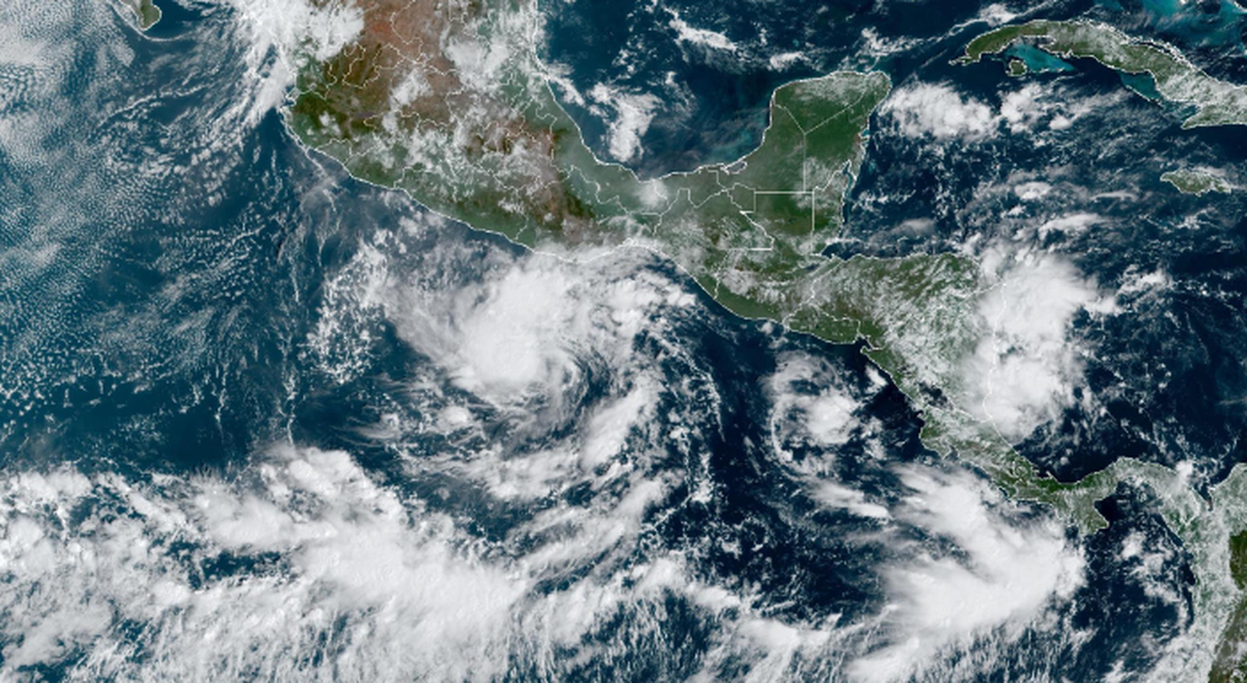 Tormenta tropical Otis. (NOAA)