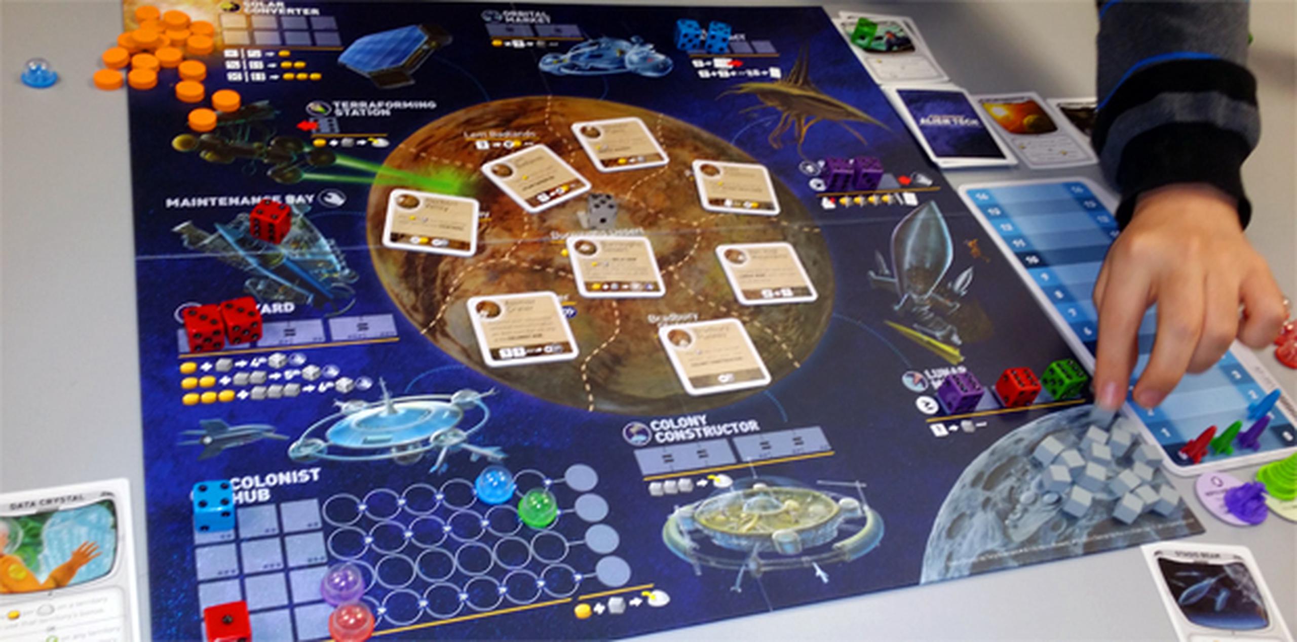 Imagen del juego Alien Frontiers.