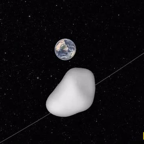 Asteroide pasará el jueves cerca de la Tierra