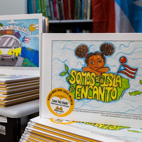 “Esto se hizo de corazón”: niños publican dos libros en Escuela Montessori Luis Llorens Torres