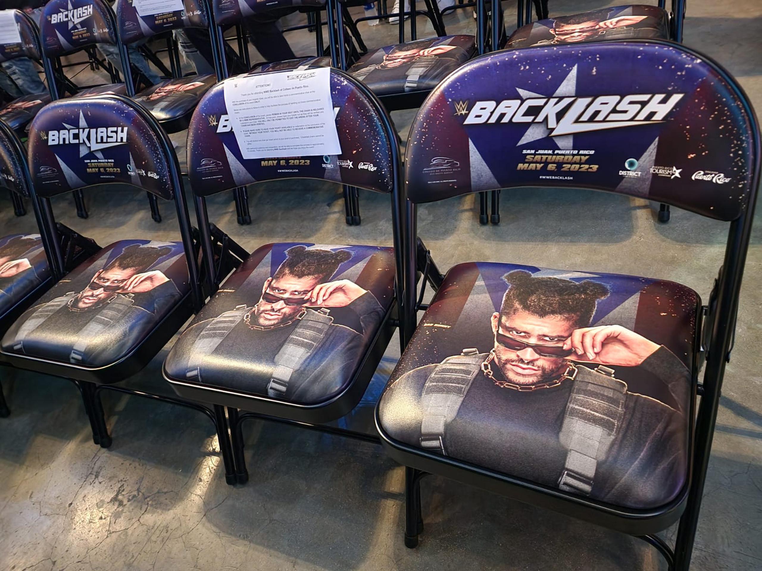 Las sillas conmemorativas de Bad Bunny serán para el público que adquirió los boletos de Arena VIP.