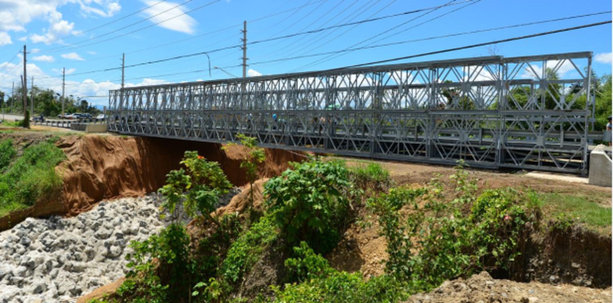 Ambos puentes restablecen el acceso de una de las principales vías entre los pueblos del noroeste de la Isla. (luis.alcaladelolmo@gfrmedia.com)