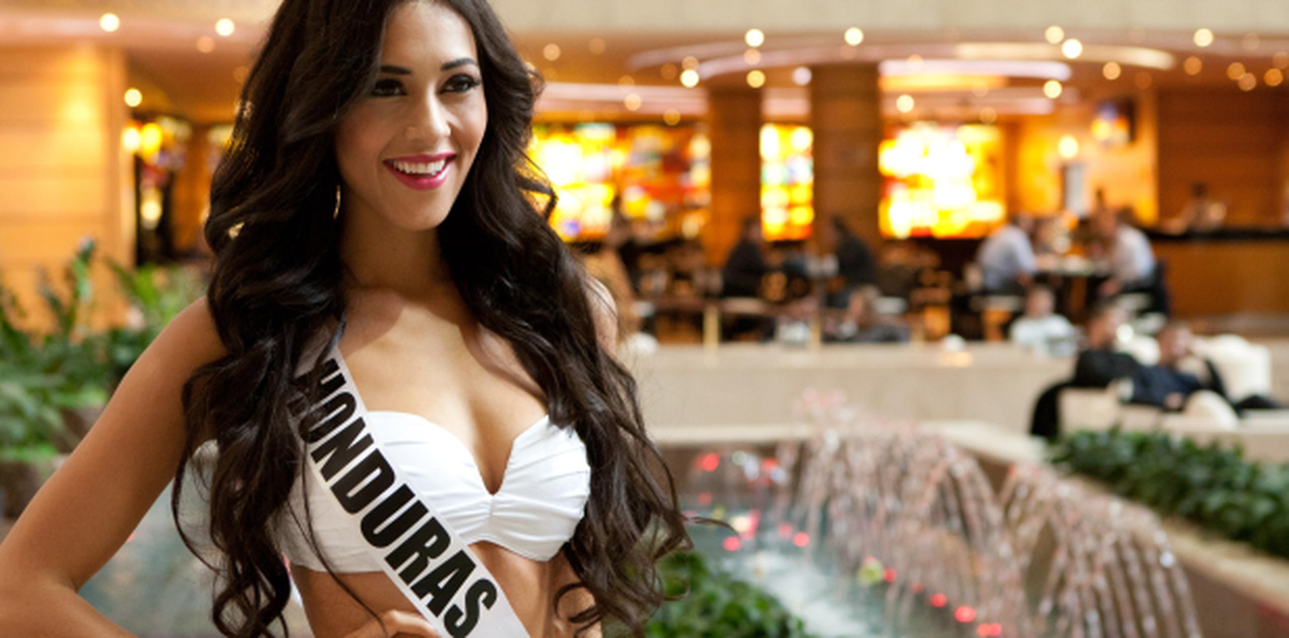 Miss Honduras, Diana Schoutsen Mendoza. (Archivo)