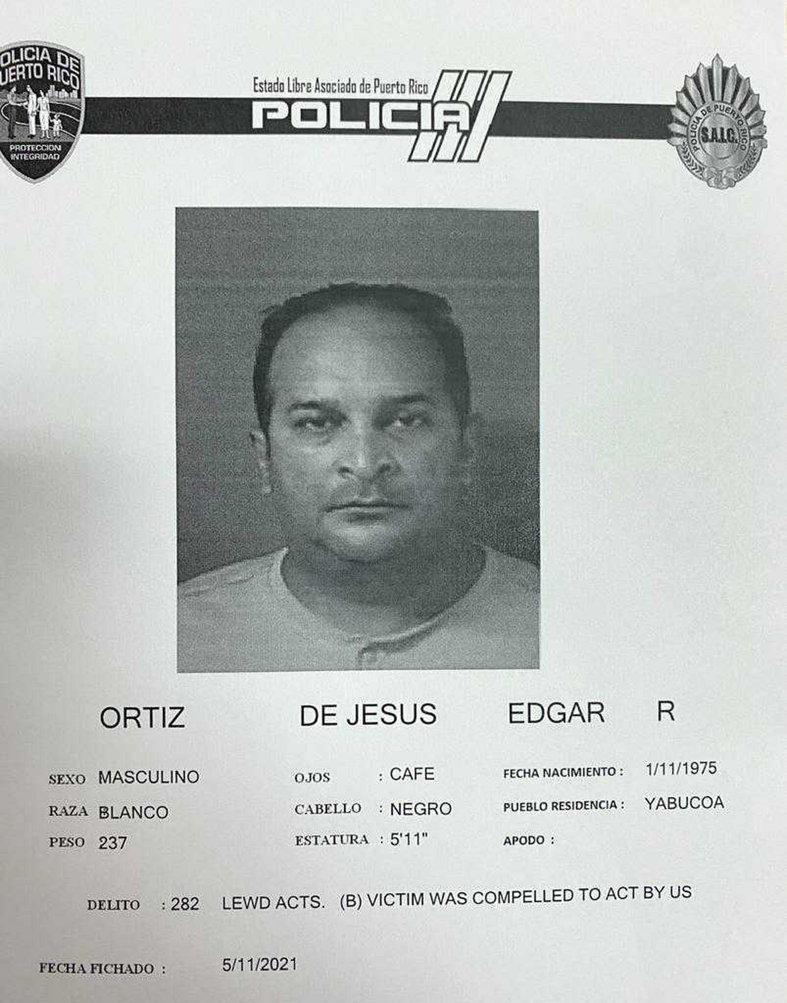 Edgard R. Ortiz De Jesús.