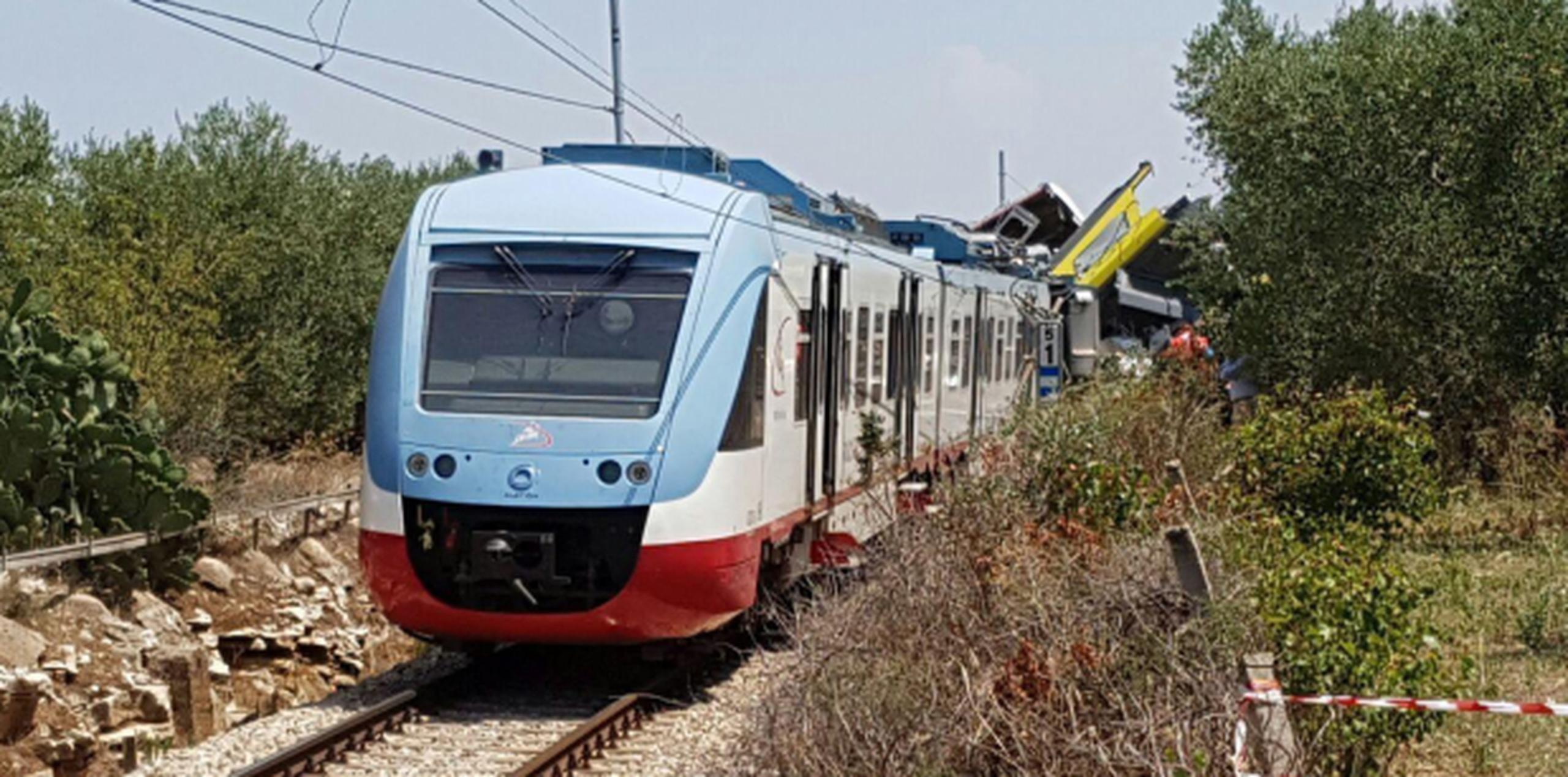 El accidente ocurrido hoy en Italia es en una de las peores tragedias ferroviarias en Europa. (EFE)