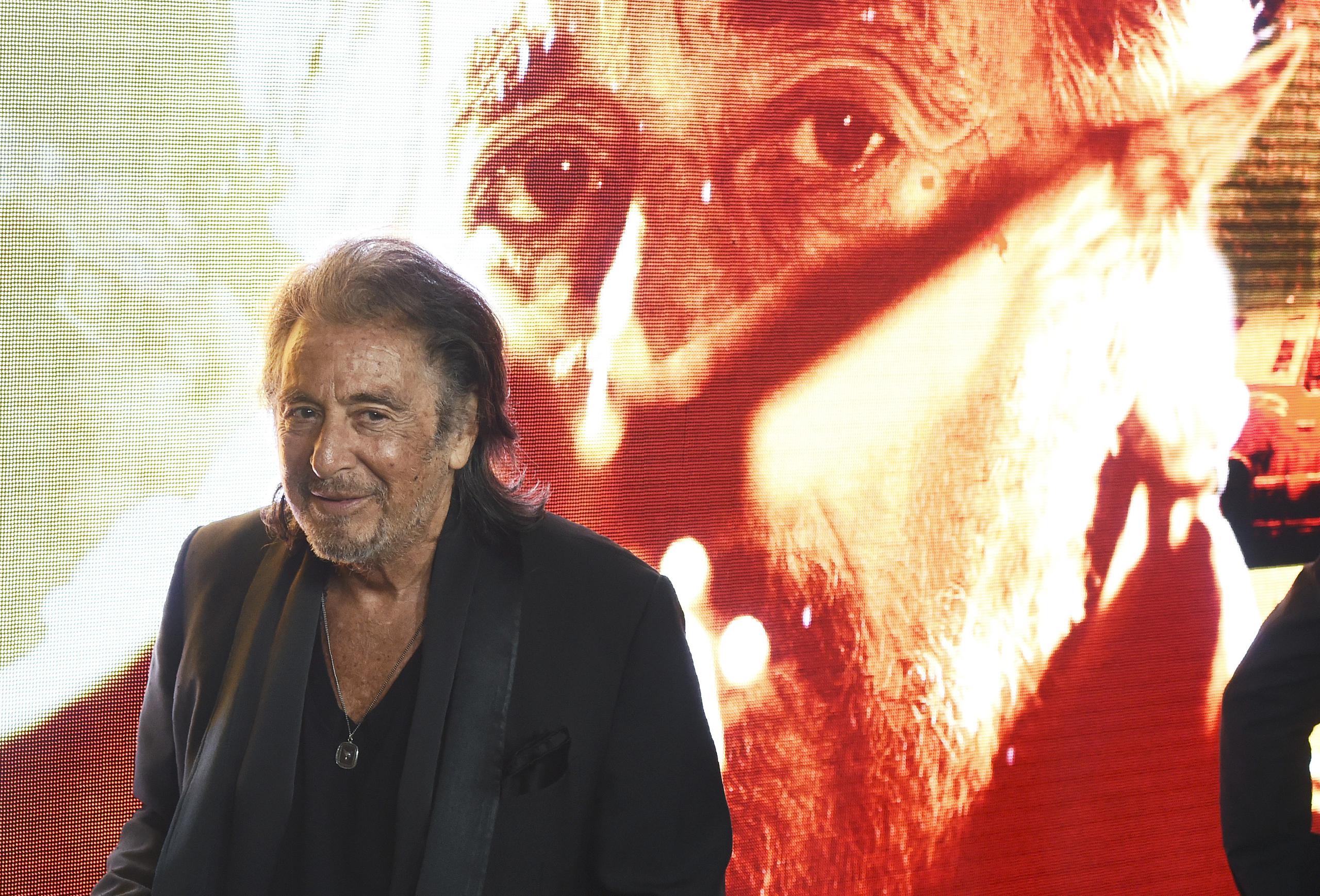 Al Pacino en la premiere de Hunters. (AP)