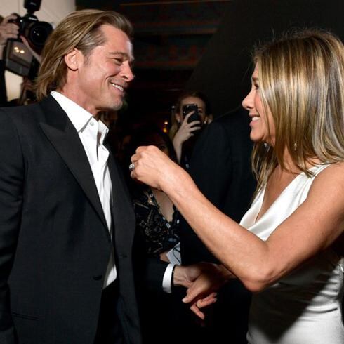 El encuentro de Jennifer Aniston y Brad Pitt que causó furor en las redes