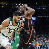 Los Celtics superan a los Knicks en un partido entre equipos cortos de personal por COVID-19