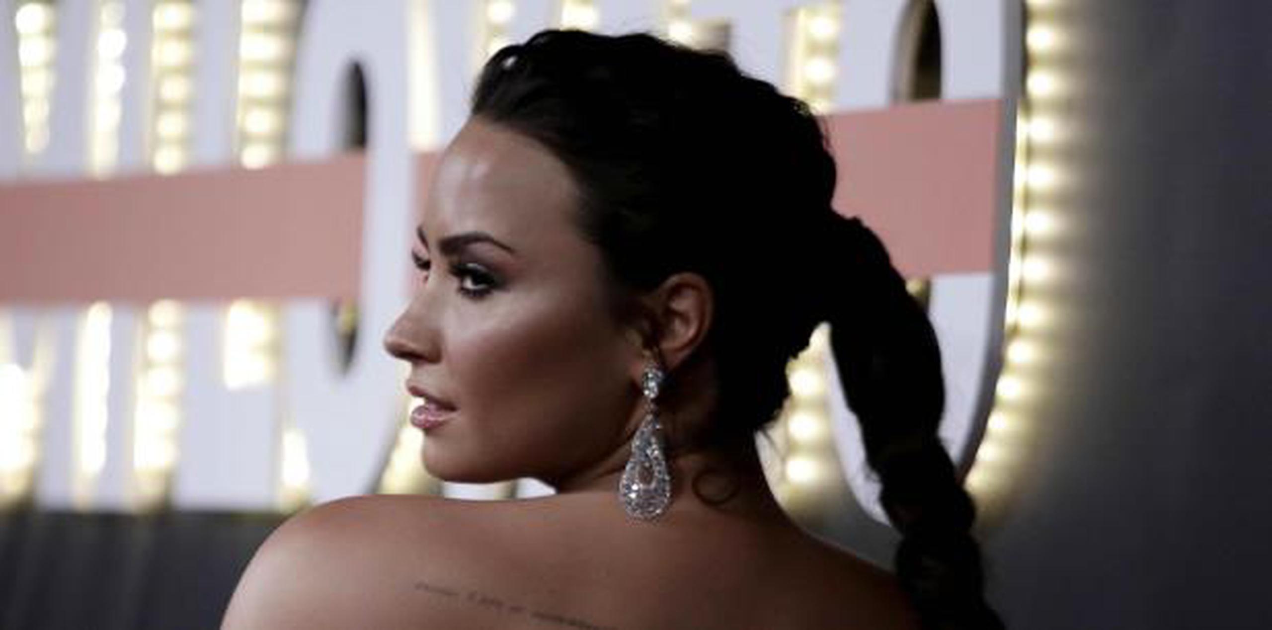 Demi Lovato sufrió una sobredosis el año pasado que casi le cuesta la vida. (Archivo)