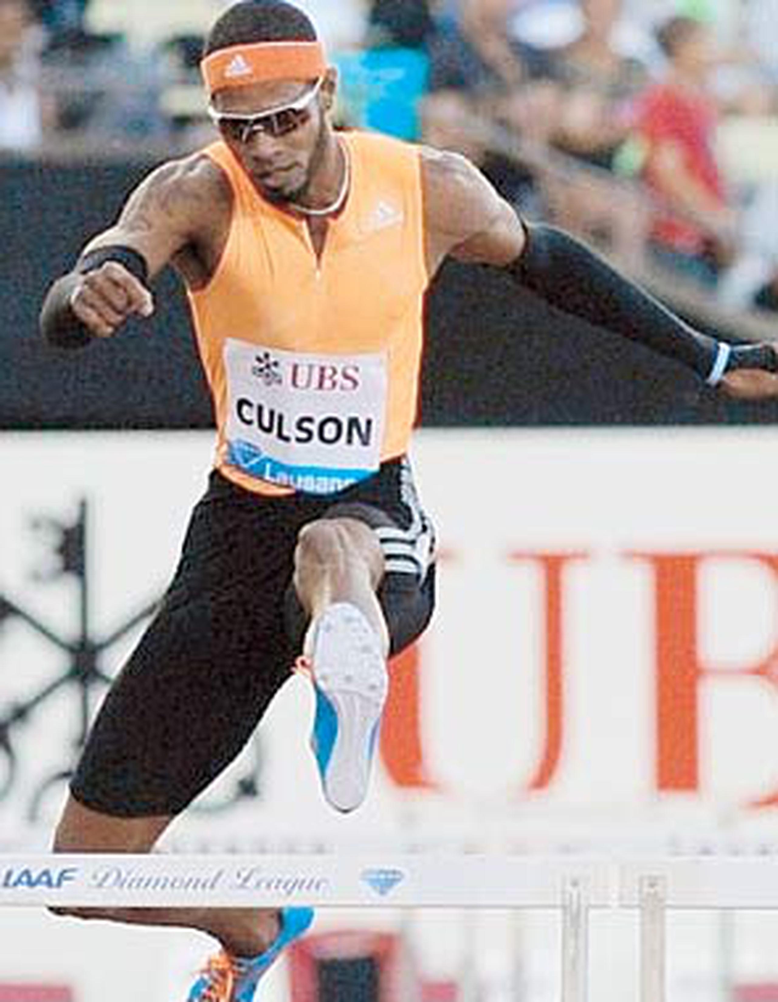 Javier Culson terminó el 2014 con el mejor registro en los 400 metros con vallas con tiempo de 48.03 el 14 de junio en Nueva York.  (Archivo / AFP)