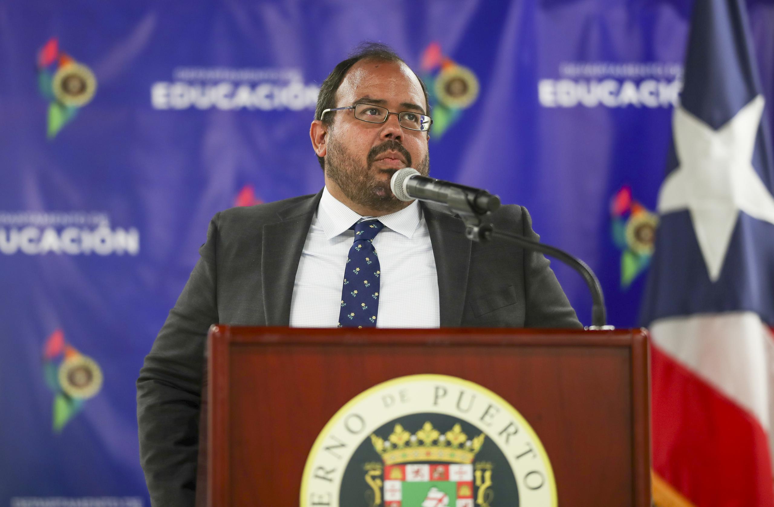 Eliezer Ramos Parés, nombrado secretario del Departamento de Educación. 