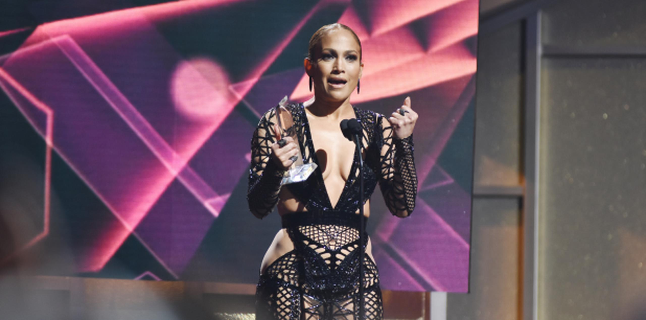 Jennifer López en los Premios Billboard. (Matt Sayles / Invision / AP)