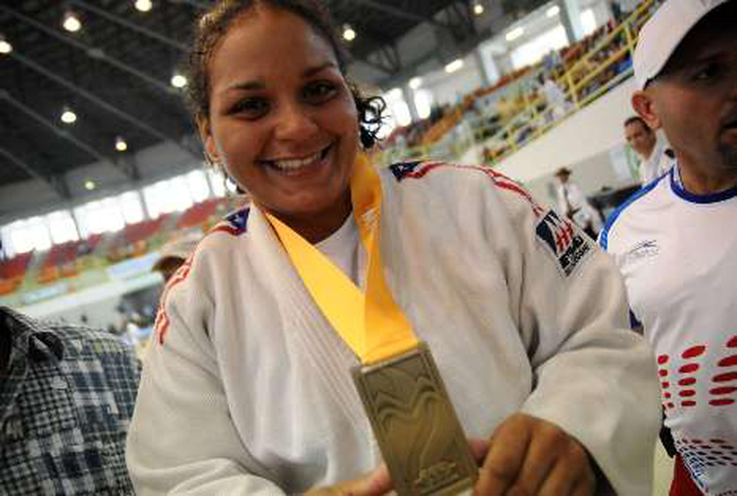  Melissa Mojica se llevó el oro en la categoría de  +78kg  del Campeonato de Judo del Caribe efectuado en República Dominicana.&nbsp;<font color="yellow">( Primera Hora / Archivo  /  Teresa Canino Rivera )</font>