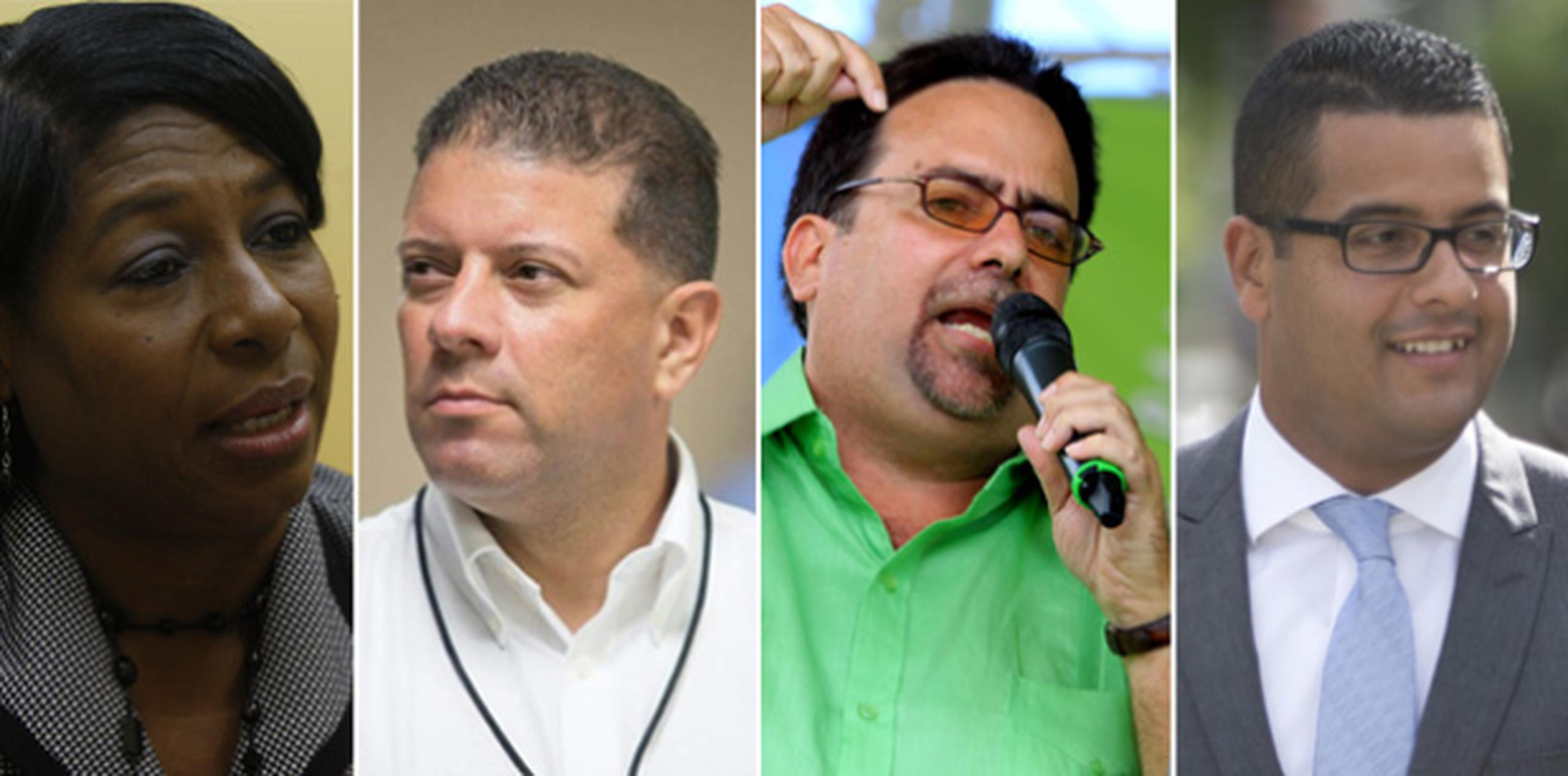 Venegas, Cruz, Márquez y Ortiz. (Archivo)