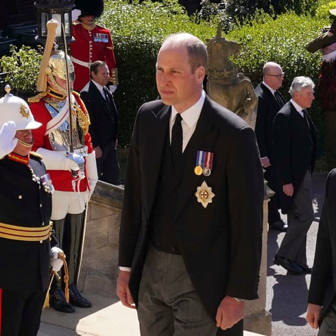 Familia real se despide del príncipe Felipe