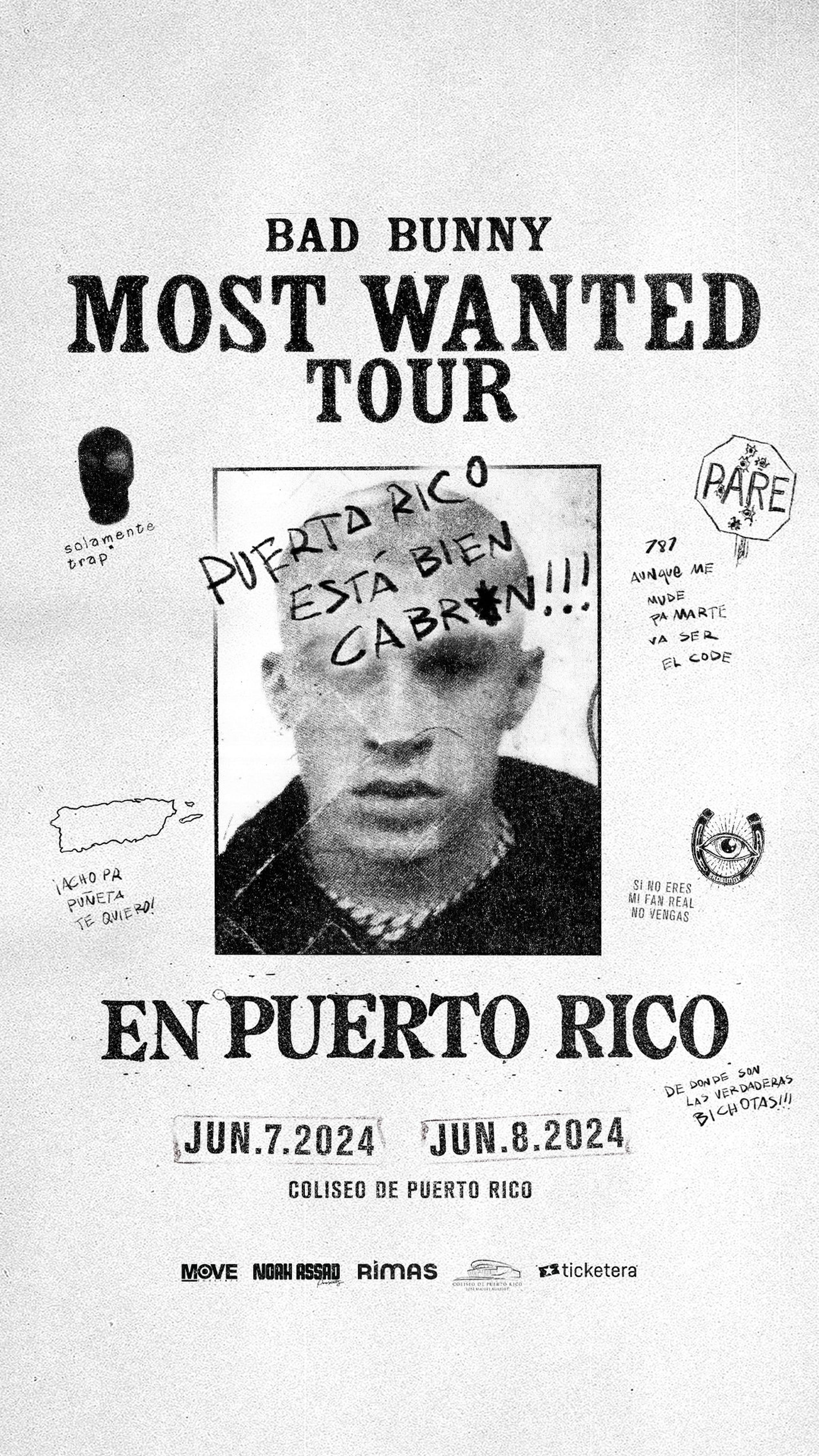 Bad Bunny, Most Wanted Tour