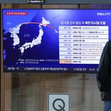 Corea del Norte lanza misil balístico que sobrevuela Japón