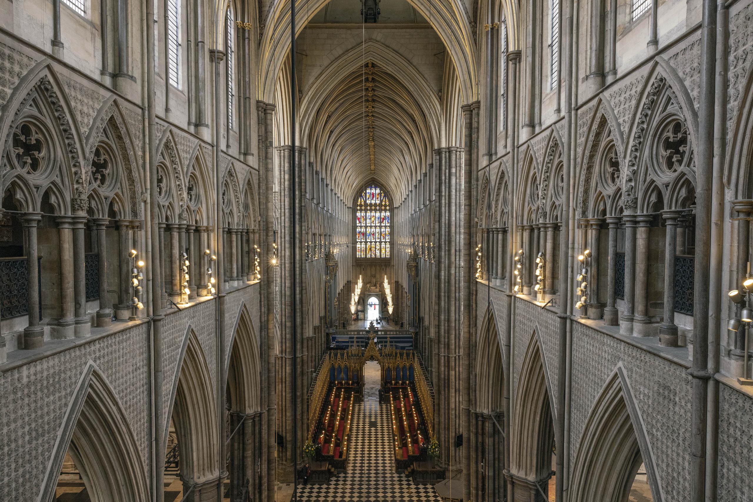 La Abadía de Westminster en Londres.