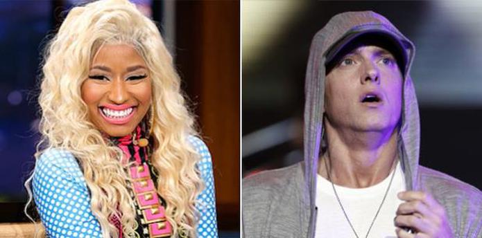 Nicki Minaj y Eminem. (Archivo)