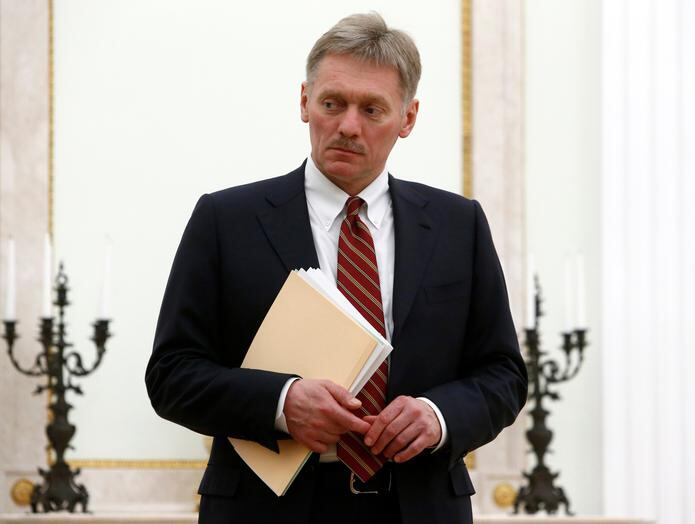 Imagen de archivo del portavoz del Kremlin, Dmitri Peskov. EPA/SERGEI KARPUKHIN / POOL
