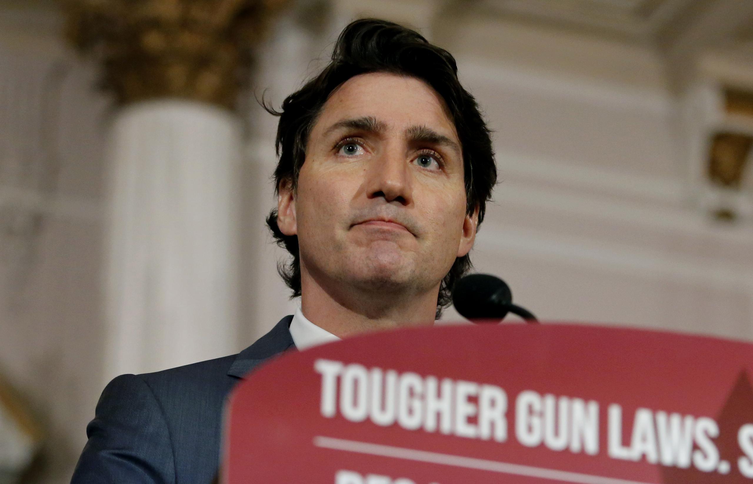 El primer ministro de Canadá, Justin Trudeau, anuncia una nueva propuesta de ley de control de armas de fuego.