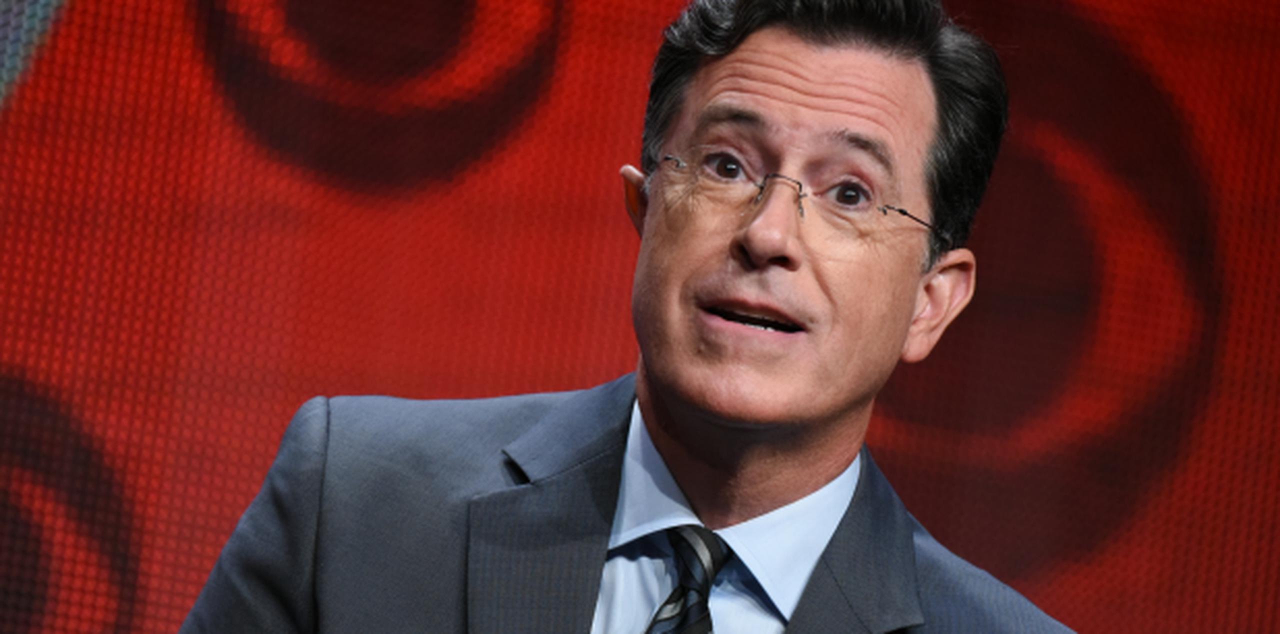 La CBS incluso le está dando a Colbert tiempo extra: el show terminará nueve minutos más tarde que lo usual. (Archivo)