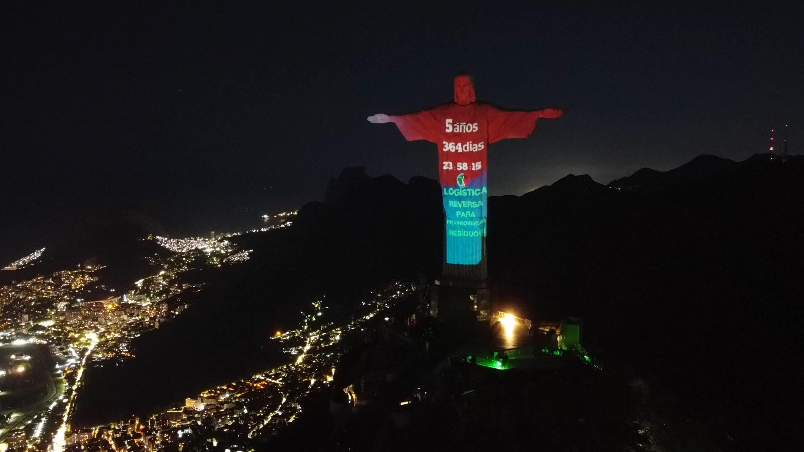 Por primera vez, el "Reloj Climático" marcó menos de seis años, hoy, en Río de Janeiro (Brasil).