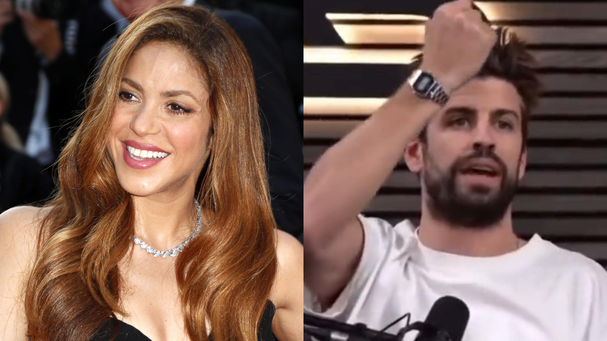 Aunque en la grabación no se menciona el nombre de Shakira, los internautas no han dejado de relacionar la reacción de Piqué con la colombiana.