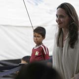 Angelina Jolie visita la frontera entre Colombia y Venezuela