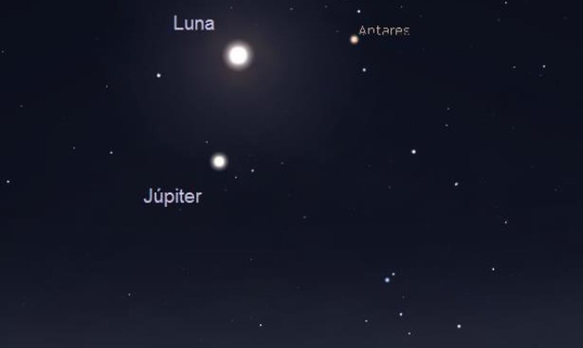 Hoy se podrá ver un brillante cerca de la Luna Primera Hora