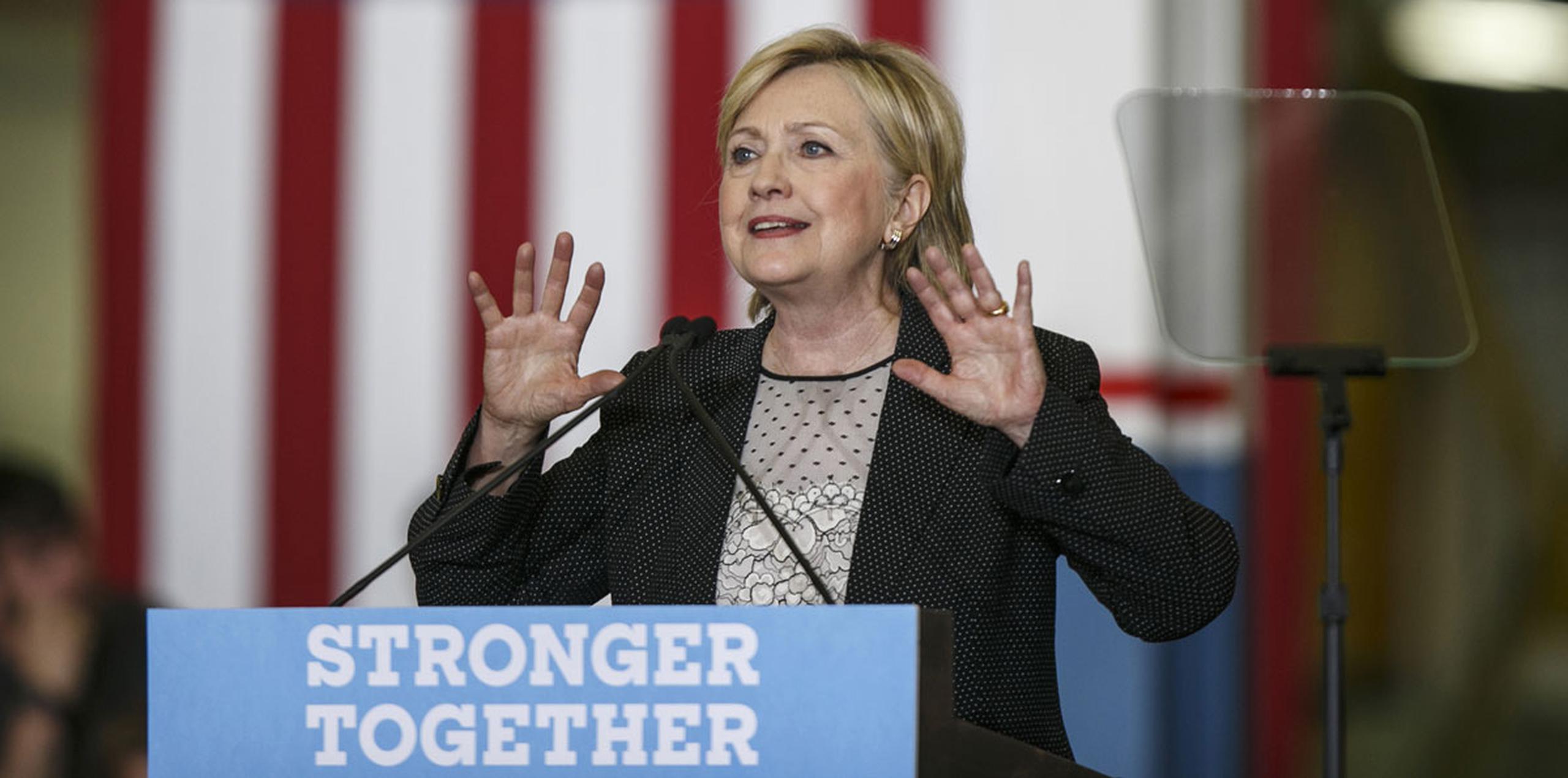 El equipo de campaña de Clinton no ha hecho comentarios sobre la última ronda de conjeturas. (AP)