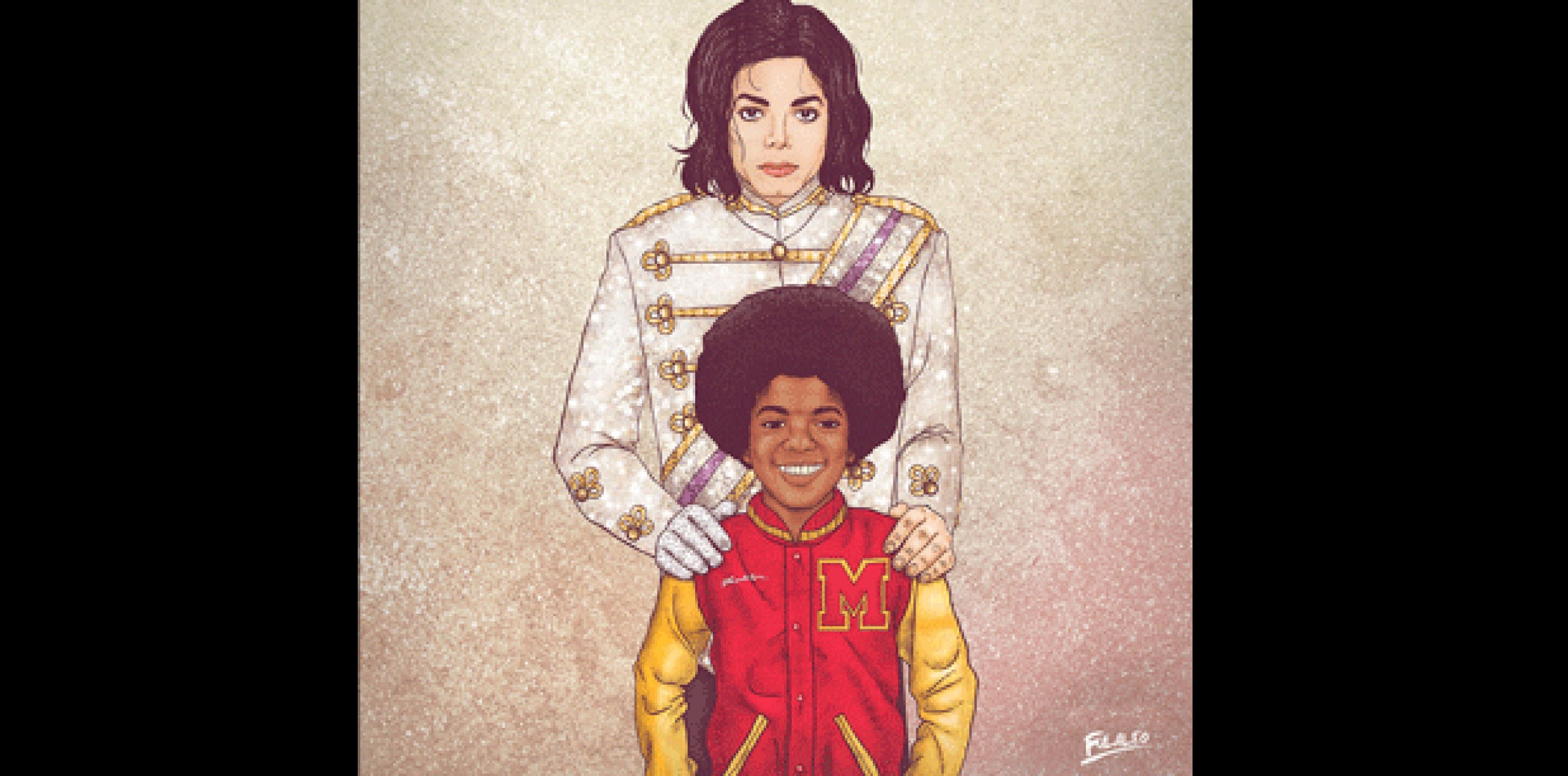 Michael Jackson fue representado de esta forma por el artista. (Behance.net)