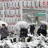 Fuerte temporal de nieve mantiene a Tokio y los alrededores en alerta 