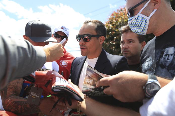 Márquez, quien destacó la amistad que le une al boricua, se encuentra en Canastota para su exaltación al Salón de la Fama del Boxeo.