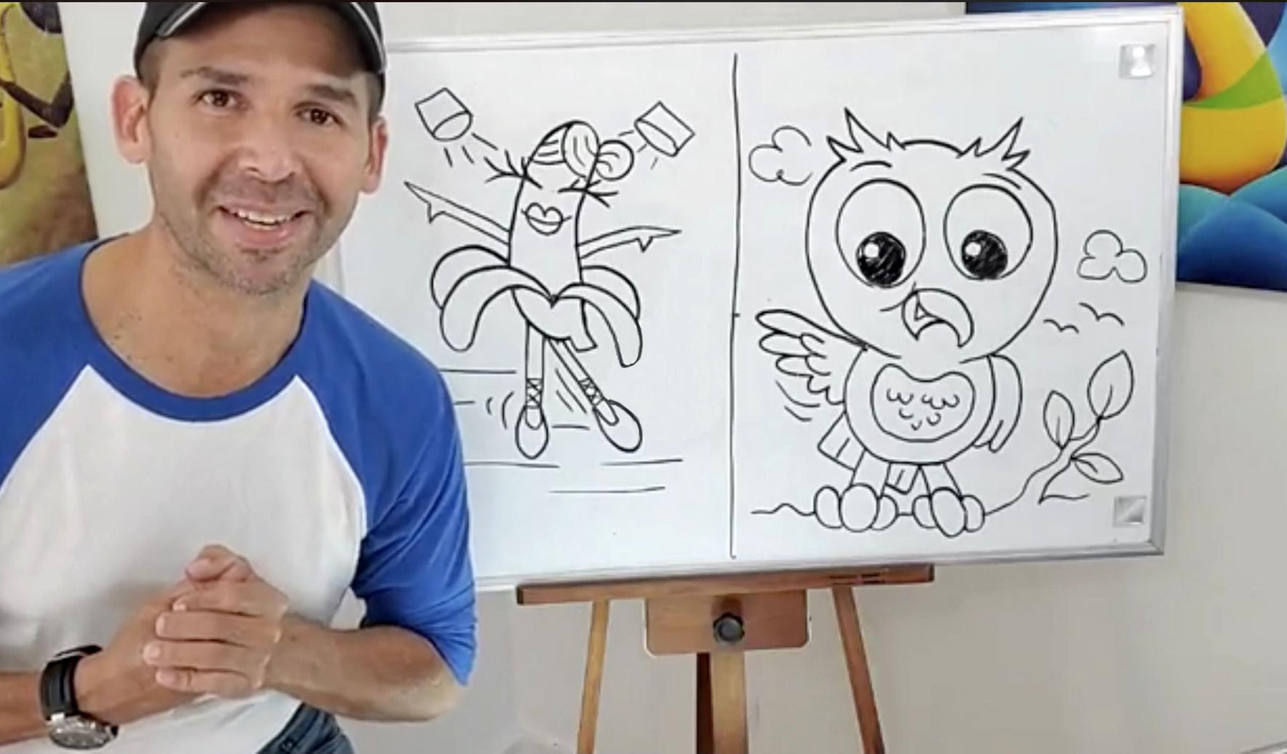 Artista ofrece taller virtual de caricaturas para niños - Primera Hora