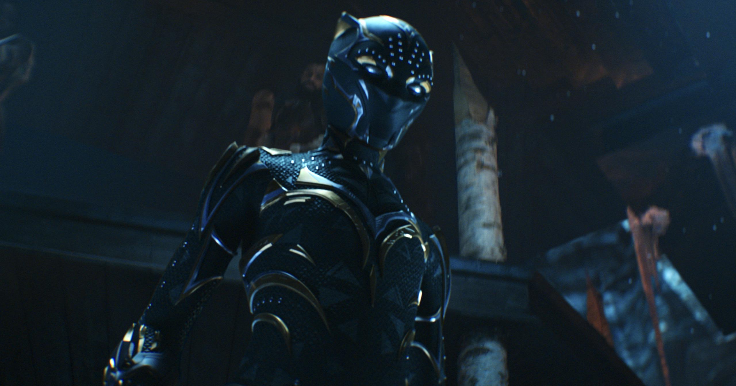 En esta imagen proporcionada por Marvel Studios, una escena de "Black Panther: Wakanda Forever".