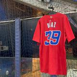 La camiseta 39 de ‘Sugar’ Díaz está en el bullpen y el dugout de Puerto Rico