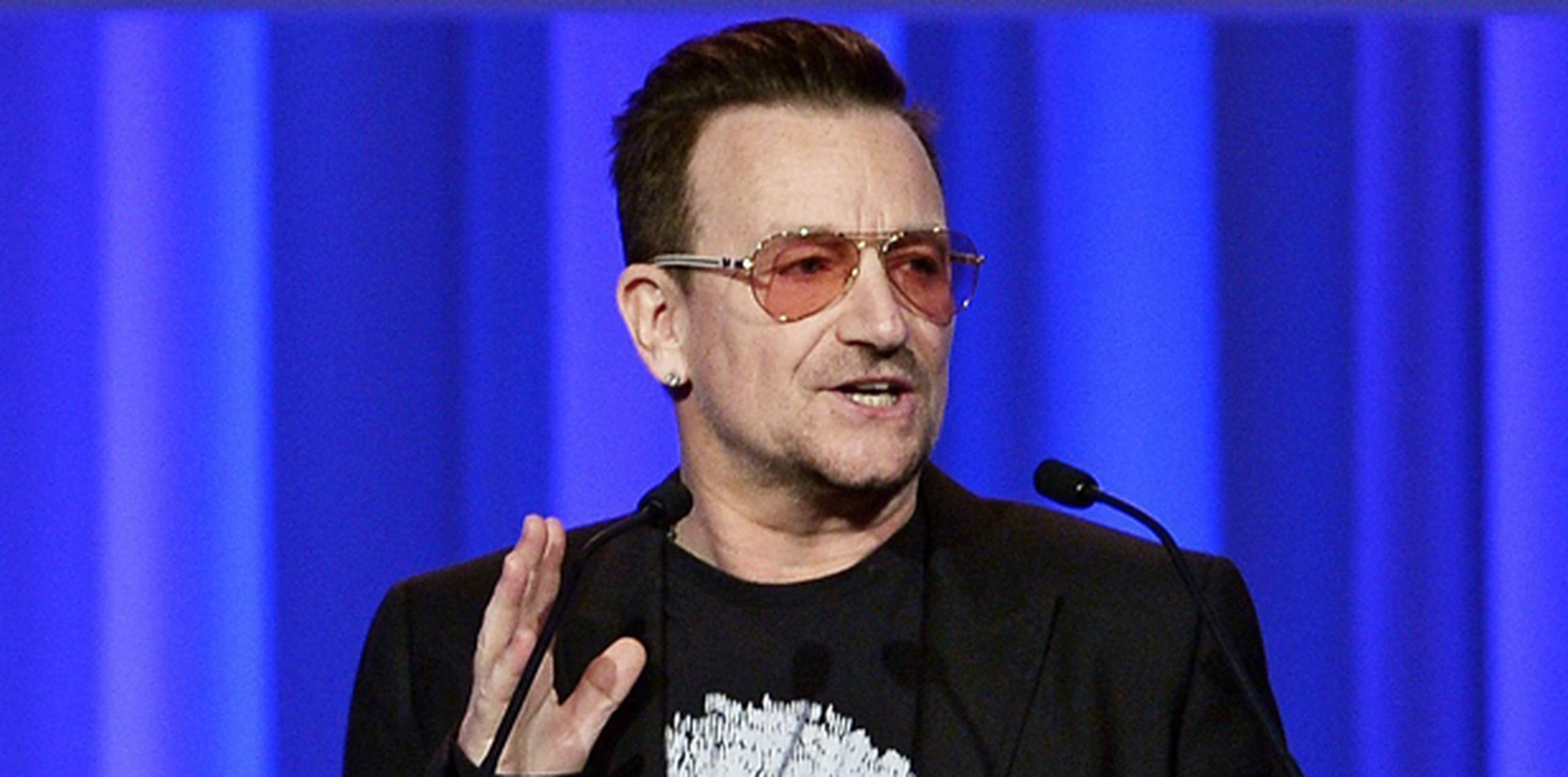 El nuevo disco de estudio del grupo liderado por Bono (en la foto) y The Edge será el número 13 en su carrera. (AFP)