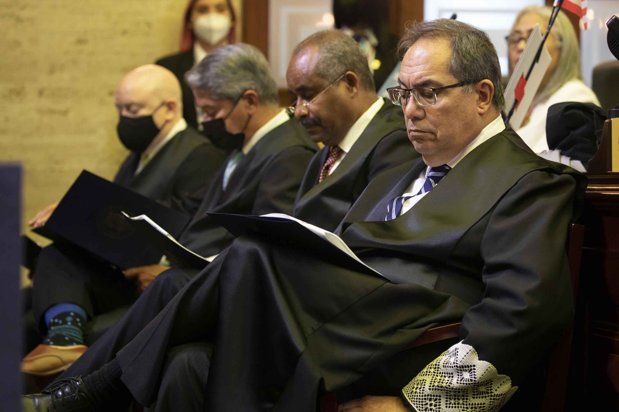 Los jueces del Tribunal Supremo se ausentaron ayer del Mensaje de Situación del Estado que emitió el gobernador Pedro Pierluisi.